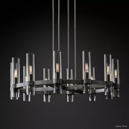 Ravelle Round Chandelier 36" - ebuylight