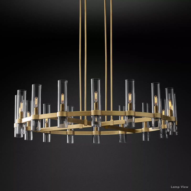Ravelle Round Chandelier 48" - ebuylight