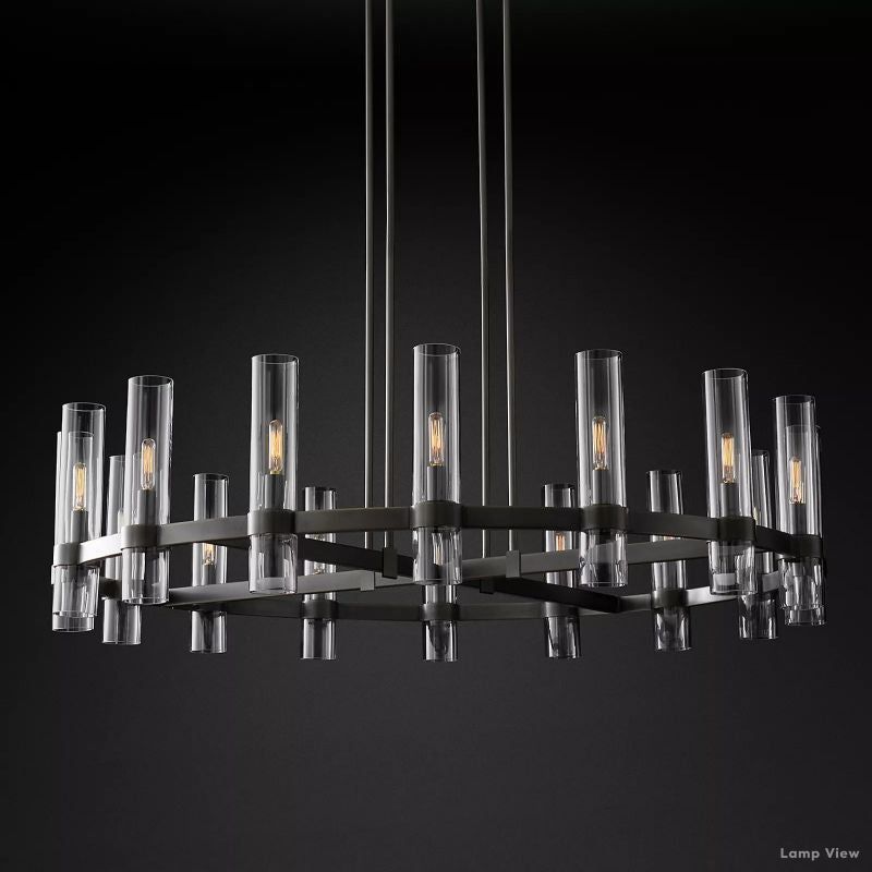 Ravelle Round Chandelier 48" - ebuylight