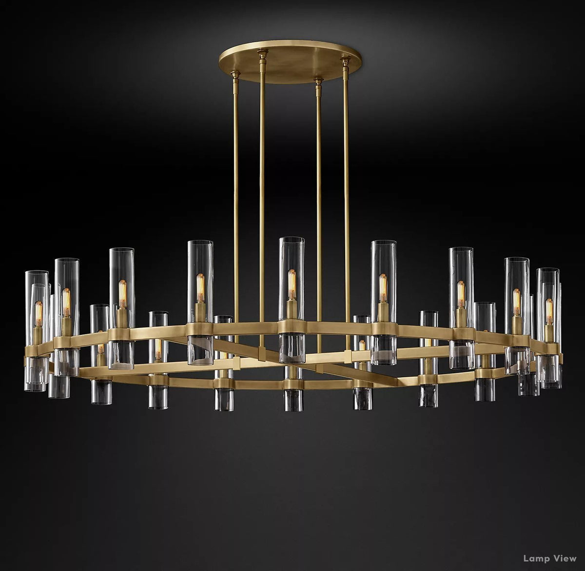 Ravelle Round Chandelier 60" - ebuylight