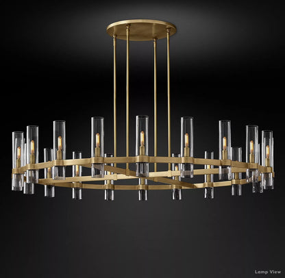 Ravelle Round Chandelier 60" - ebuylight