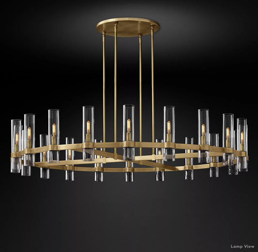 Ravelle Round Chandelier 60" - ebuylight