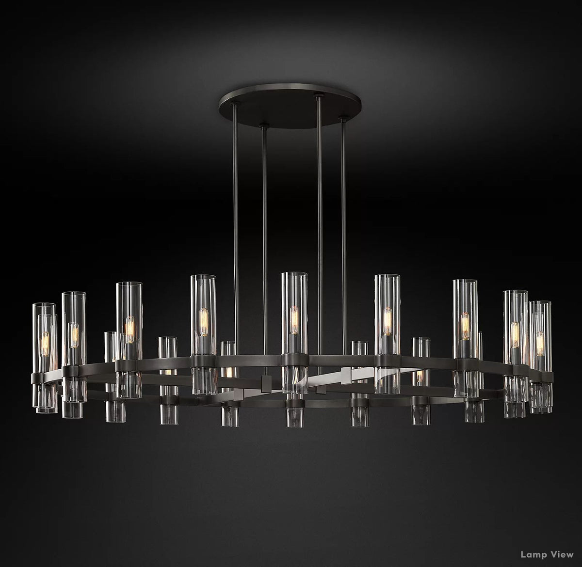 Ravelle Round Chandelier 60" - ebuylight