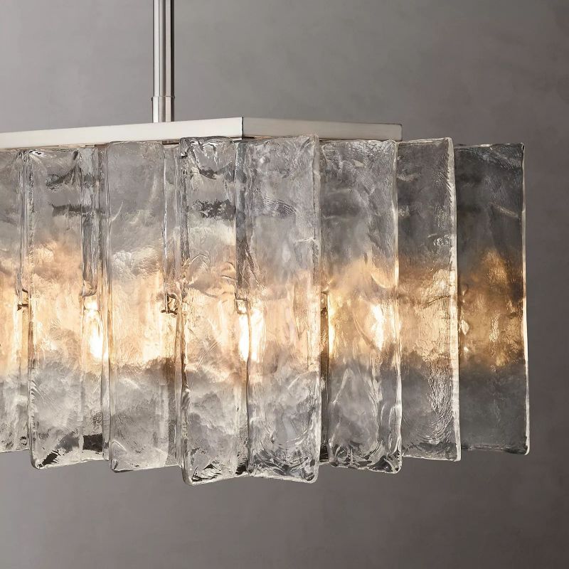 Lattice Rectangular Chandelier 49"