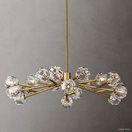 Boule Spherical Cristal Round Chandelier 48"