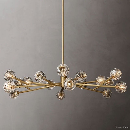 Boule Spherical Cristal Round Chandelier 60"