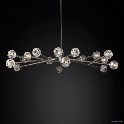 Boule Spherical Cristal Round Chandelier 72"