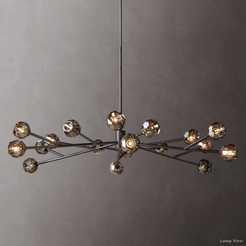 Boule Spherical Cristal Round Chandelier 72"