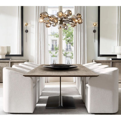 Boule Spherical Cristal Round Chandelier 72"