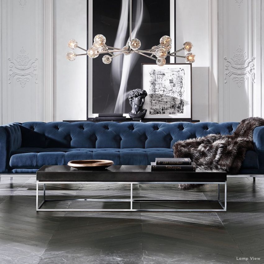 Boule Spherical Cristal Round Chandelier 72"