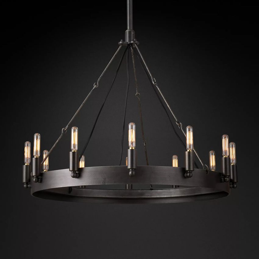 Camino Round Chandelier 26"