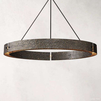Vouvray Cast Surface Round Chandelier 60"