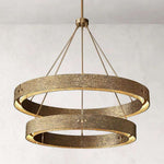 Vouvray Two-Tier Round Chandelier 48"
