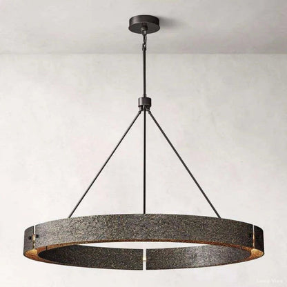 Vouvray Cast Surface Round Chandelier 60"