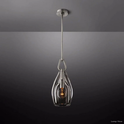 Botanist Crystal Flute Pendant Light
