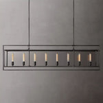 Beckman Rectangular Chandelier 72"