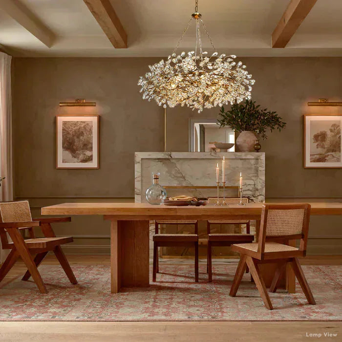 Fiore Twig Crystal Crown Chandelier
