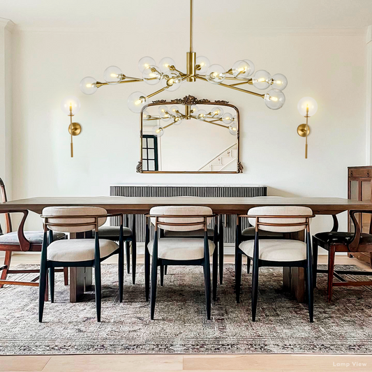 Apollo Spoked Glass Round Chandelier