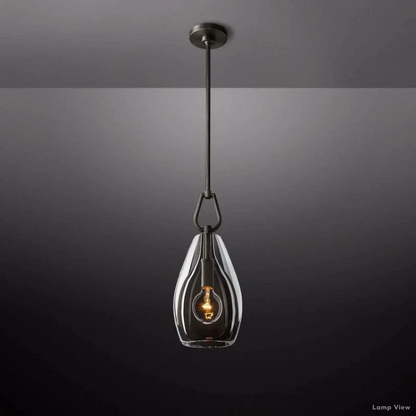 Botanist Crystal Flute Pendant Light