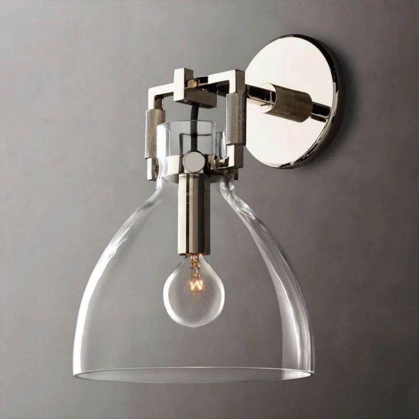 Machinist Cloche Wall Sconce