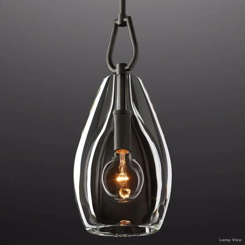 Botanist Crystal Flute Pendant Light