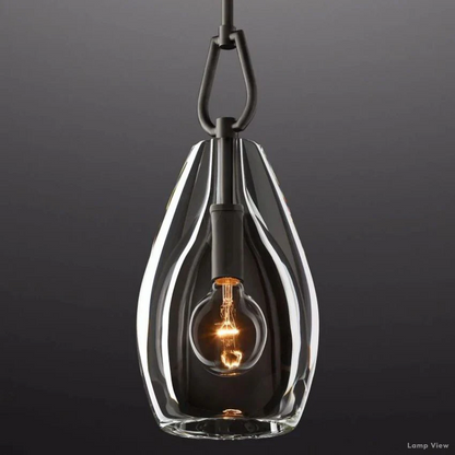 Botanist Crystal Flute Pendant Light
