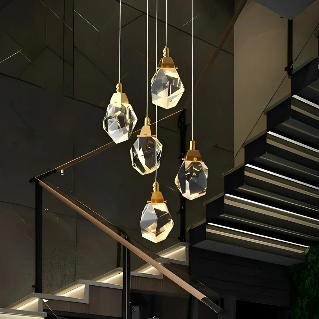 Angle Cluster Chandelier